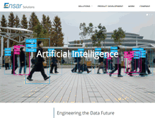 Tablet Screenshot of ensarsolutions.com